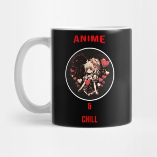 anime and chill Mug